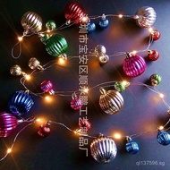 Room Bar Curtain Light Decoration Colorful Ball Hanging Ball Mall Internet Celebrity Light String Co