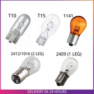 Universal Car Halogen Bulb - T10/T15/2412/1141/1016/2409 Car Light Bulbs Signal Lamp Reverse Light L