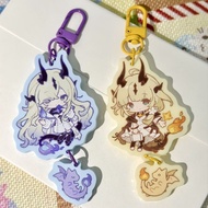 Arknights Anime Keychain Reed The Flame Shadow Acrylic Key Chain Eblana Key Ring Bag Pendant Ornamen
