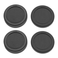 2 Sets Front Body Cap & Rear Lens Cap Cover Kit Compatible with Panasonic Lumix G9 G7 G6 G5 G3 G2 G1