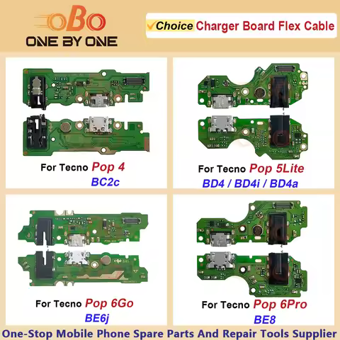 USB Charging Dock Board For Tecno POP 4 5 6 Pro Lite BC2c BC3 BD2 BD4 BE6j BE7 BE8 Charger Port Conn