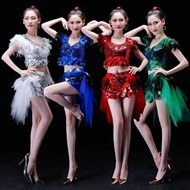 Modern Dance Costume Modern Jazz Dance Costume Sequin Costume Adult Dance Dance Costume Performance 