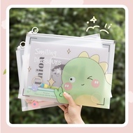 [WeFun]A4 Cartoon Zipper Pouch Document Bag Waterproof Zip File Folders School Office Supplies Child