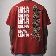 Matheus Cunha Bruno Fernandes Manchester United Oversized Tee