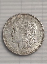 1921年摩根銀幣(D)