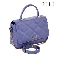 ELLE BAG I กระเป๋าสะพายข้างผู้หญิงทรง QUITING มี 4 สี สีดำ สีเขียว สีขาว สีม่วง I EWH164