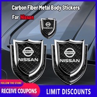 High quality Car Logo Emblem Badge Chrome Sticker 3D Metal Carbon Fiber Car Body Door Rim shielding 