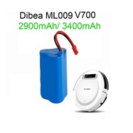 Dibea ML009 V700 Li-ion Battery Robot Vacuum Robot Vaccum Mop 11.1V 2900mAh 3400mAh