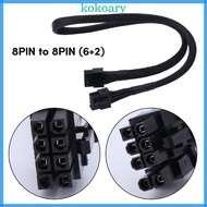 KOK 8PIN to 8PIN 6+2 Male GPU Power Cable Computer Video Card Power Supply Cable