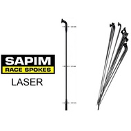 SAPIM Spoke Laser black 272 mm J Bend 14G For 27.5 650b black lightweight 2.0-1.5-2.0mm