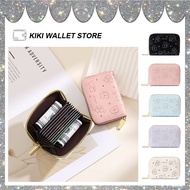 Cute Cat Accordion Card Holder PU Material Compact Ultra Slim 9 Card Slots Coin Purse