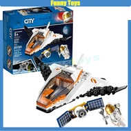 60224 Satellite Service Mission Building Blocks Assembling Ornaments Children's Educational Toy Gift
