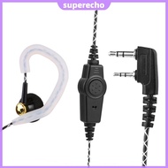 PTT Walkie Talkie Earpiece Headset Multifunctional Earphone Walkie Talkie Headset Privacy Accessorie