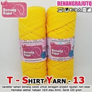 Serbu Education Of The 93. 13 Yellow Tshirt Yarn Knitting Yarn