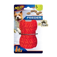 Nerf Dog ของเล่นหมา ลายยางล้อรถ มีช่องใส่ขนมหอมท้าทายให้เอาขนมออก ของเล่นยาง ทนทาน ของเล่นสุนัข ของเล่นขัดฟัน จาก USA