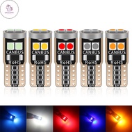 UN 1PCS T10 LED W5W LED BA9S LED Canbus car interior light 194 501 6 SMD 3030 LED Instrument Lights 
