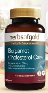 澳洲直送🇭🇲Herbs of Gold 和麗康 胆固醇平衡片 60粒😍Herbs of Gold (和麗康) 膽固醇平衡片 (Herbs of Gold Bergamot Cholesterol Ca