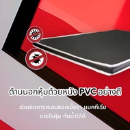 Sm ที่นอนยางPE หุ้มหนังPVC ที่นอนนวด เบาะ ขนาด3 ฟุต/3.5 ฟุต/5 ฟุต/6ฟุต ความหนา 1 นิ้ว (คละขอบ)