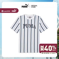 PUMA BASICS - เสื้อยืดผู้ชาย PUMA SQUAD สีขาว  - 67897302