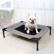 GOIDF Removable Bite resistant for All Seasons Durable Dogs Sleeping Mat Oxford Pet Cots Kitten Nest Dog Trampoline Dog Bed
