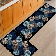 🔥🔥🔥Leaves Pattern Hallway Kitchen Runner Rug Non-Slip Backing Bathroom Runner Rug Area Rug