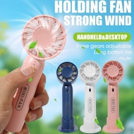 [ Featured ] USB Desktop Mobile Fans - Air Cooler - Handheld Fans with Built-in Battery - Outdoor Travel Accessories - Handheld Rechargeable Fan - Mini, Portable, with Stand