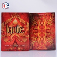new Ignite Deck Ellusionist Burning Playing Cards Magic Cards Funny Fire Poker Magic Props Magia Tri