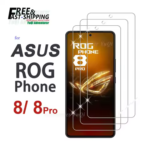 Screen Protector For ASUS ROG Phone 8 Pro 6.78 inch Tempered Glass HD Crystal 9H Anti Scratch Case F