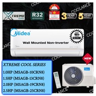 MIDEA PENYAMAN UDARA 1.0HP-2.5HP MSAGB NON INVERTER DENGAN IONIZER R32 /MIDEA NON INVERTER AIRCOND