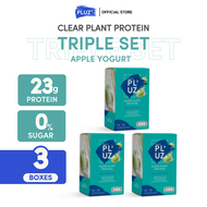 3 Box ABSOLUTE PLUZ Clear Plant Protein (Apple yogurt) แอ็บโซลูทพลัส โปรตีนพืชแบบใส รสแอปเปิลโยเกิร์