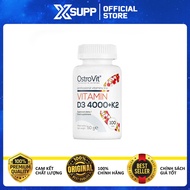 Ostrovit Vitamin D3 4000+K2 MK7 Viên uống hỗ trợ xương khớp tăng cường miễn dịch (100 Viên)