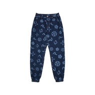 [EVISU] Discharge MONOGRAM Jogger Denim Pants (EV1UDP702_ID)