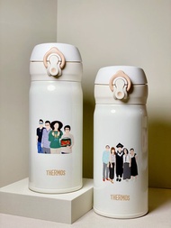【客製保溫瓶】熱銷王/膳魔師不鏽鋼真空保溫瓶/350ml/500ml