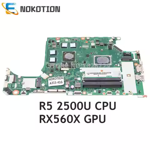 NOKOTION NBQ3R11001 NB.Q3R11.001 DH5JV LA-G021P For ACER Nitro 5 AN515-42 AN515-42G PC Motherboard R