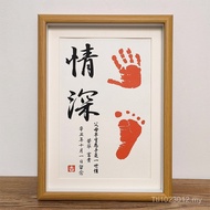 Footprint Pad Photo Frame Souvenir Full Month Newborn Painting Dragon Baby Hundred Days Baby Birth O
