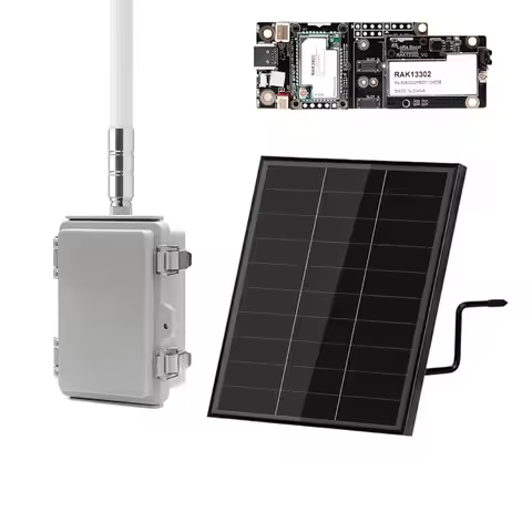 【SURPISE】20W Meshtastic Solar Charging Expansion Board+RAK3401+13302 Lora Mesh Range 15600Mah Solar 