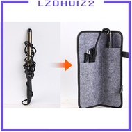 [Lzdhuiz2] Hair Tools Travel Bag, Flat Iron Curling Universal Curling Iron Holder, Flat Iron Travel Case for Combs Trimmer Clippers,