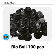 Bioball contents 100 pcs biobal/ bioball/ filter media/ koi filter media/ aquarium filter media/ fil