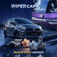 HANGLOOSE HITMAN REAR WIPER CAP WIPER HAT CHROME WIPER COVER KELISA MYVI JAZZ AXIA KANCIL KIA RIO MA
