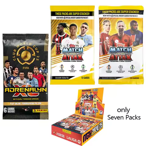 Trading Cards Boys Gift Leao Kane Mbappe Yamal Topps Match Attax 24/25 Panini Adrenalyn XL MGK 2024/
