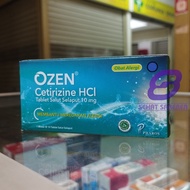 Ozen Cetirizine 10mg / 1 Blister / 10 Tablet / Alergi