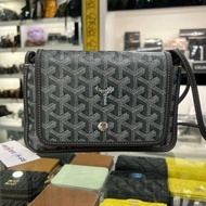 東區正精品㊣GOYARD PLUMET WOC 灰色手工繪製信封包斜背包廢包 RZ6618