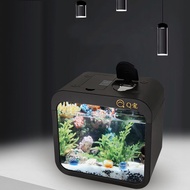 🚩สินค้าใหม่ ตู้ปลาสวยงาม พร้อมแสงไฟ LED ตู้ปลา โหลปลา ตู้ปลากัด โหลปลากัด  ตู้ตกแต่ง กล่องตกแต่ง ขนาด 13*8*13 CM