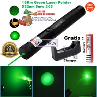 ORIGINAL GREEN LASER POINTER 303 /laser pointer/Laser pointer 303 hijau/Laser pointer 50000mw/Laser 