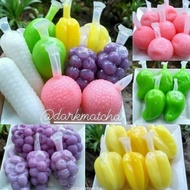 CUP PUDOT ES MAMBO PLASTIK BUAH MIX kemasan pudding es lilin lucu unik
