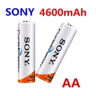 4 Pcs SONY High Capacity1.2V AA rechargeable battery4600mAh2A rechargeable Ni-mh battery for sae tec