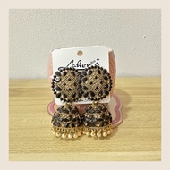 Black Stone Jumkha (Kundan style)