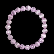 【正佳珠寶】紫鋰輝 頂級拉絲貓眼紫鋰輝 7.8-8.3mm 拉絲紫鋰輝