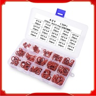 225PCS O-ring, sealing ring set O-ring rubber silicone【LDLL】