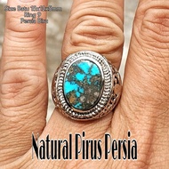 CINCIN BATU AKIK NATURAL PIRUS ASLI PERSIA MOTIF MINIMALIS